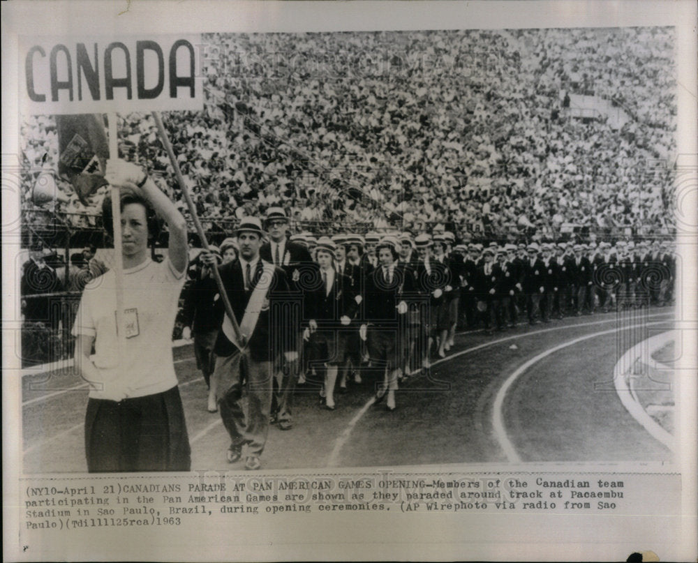 1963 Pan American Games/Canadian Team - Historic Images