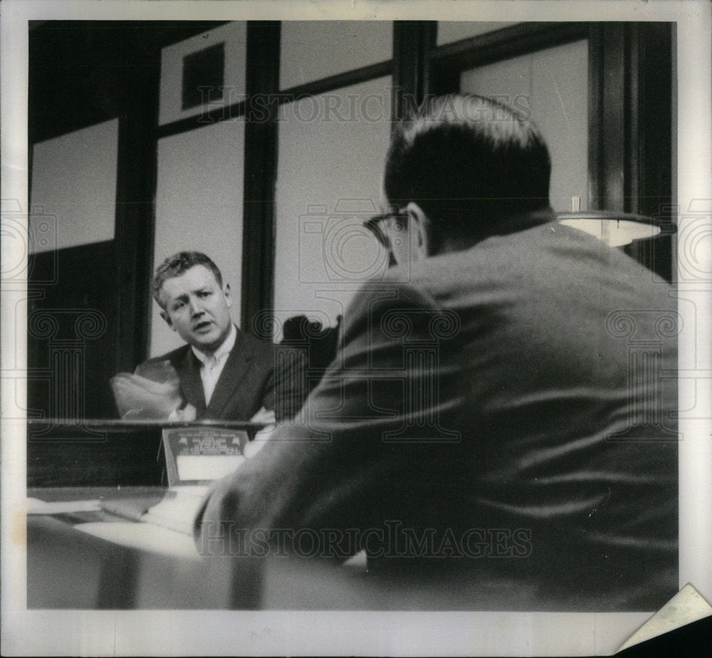 1959 Defense Council John J. Cogan Makes pl - Historic Images