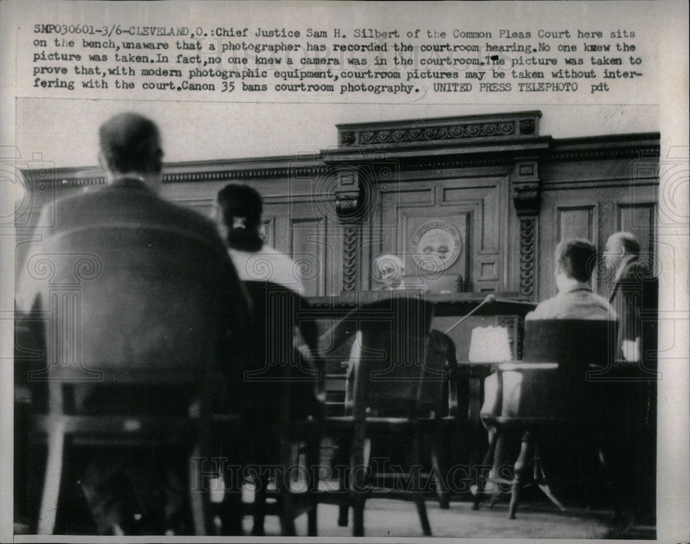 1957 Common Pleas Court: Judge Sam Silbert - Historic Images