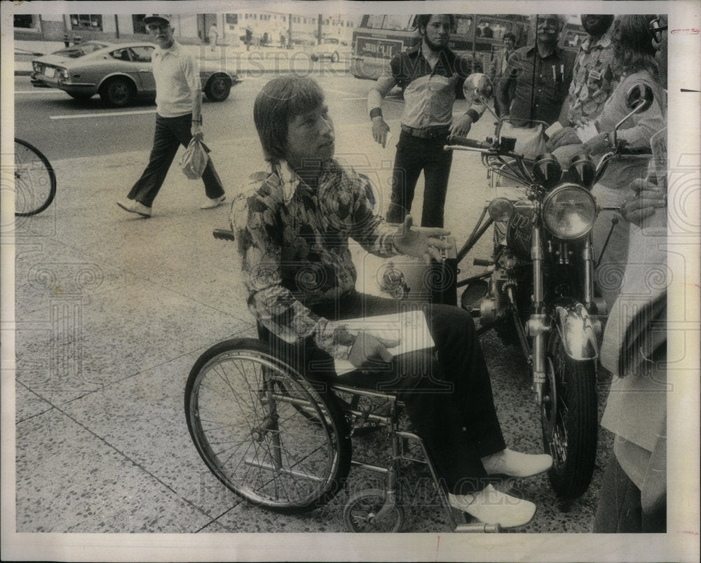 1976 Stuntrider Bob Grill Paralyzed - Historic Images