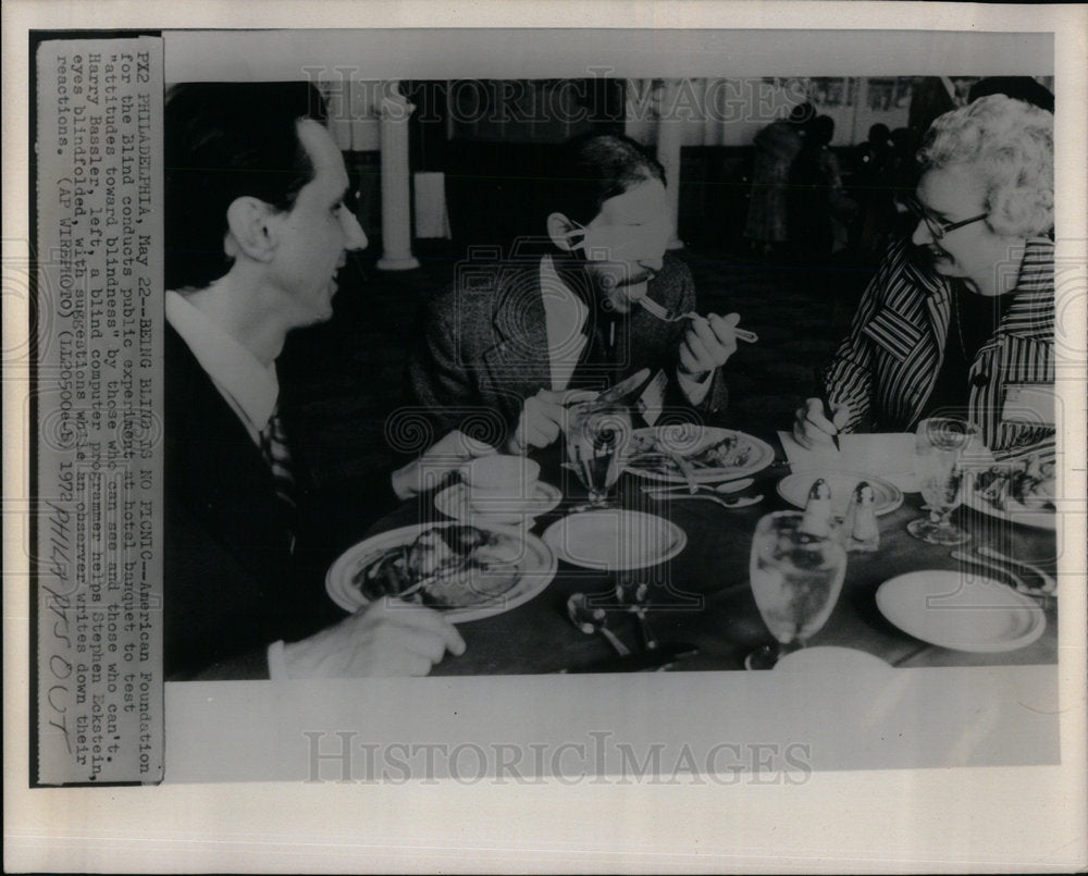 1972 Blindness Banquet American Foundation - Historic Images