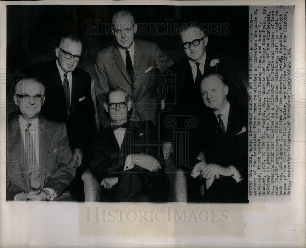 1961 Members of The Associated Press - Historic Images