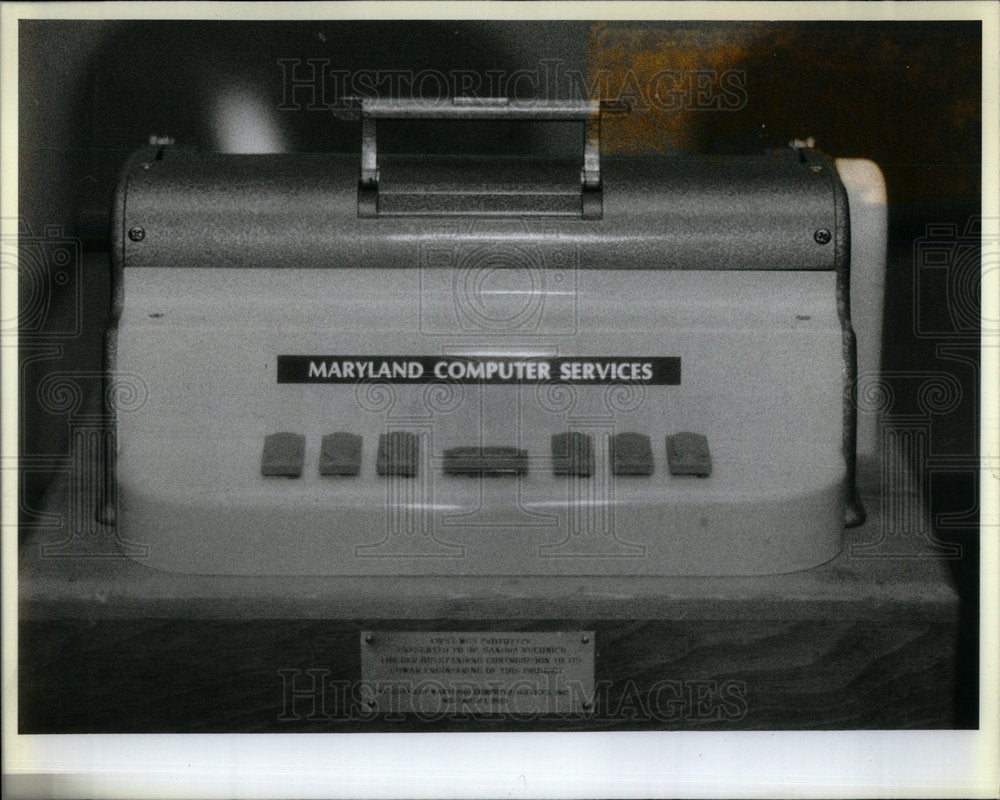 1983 Prototype Computer Prints Braille - Historic Images