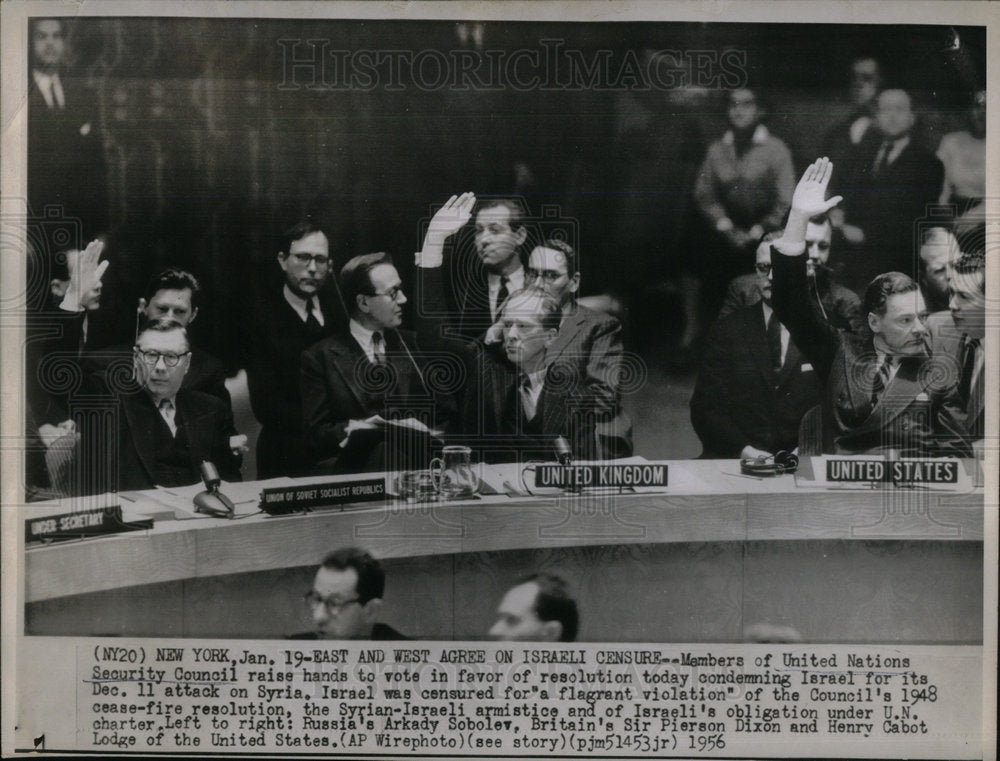 1956 United Nations Security Council Vote - Historic Images