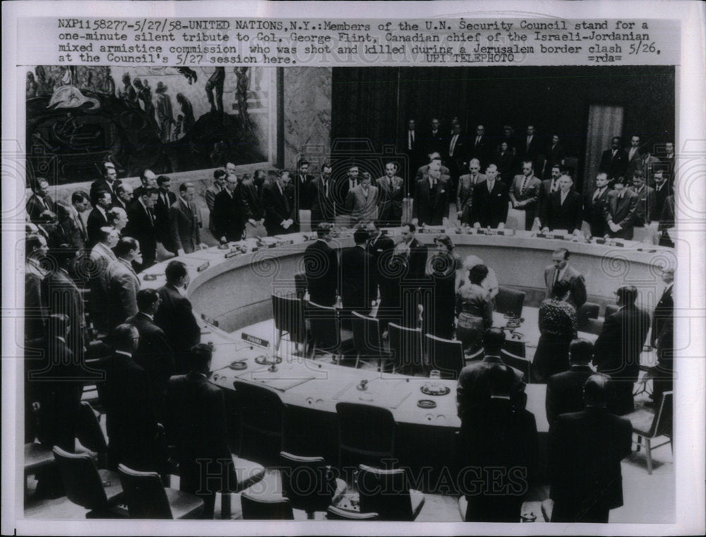 1958 United Nations Security Council Mich - Historic Images