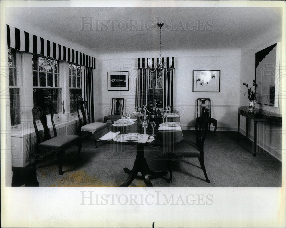 1988 Dining room - Historic Images