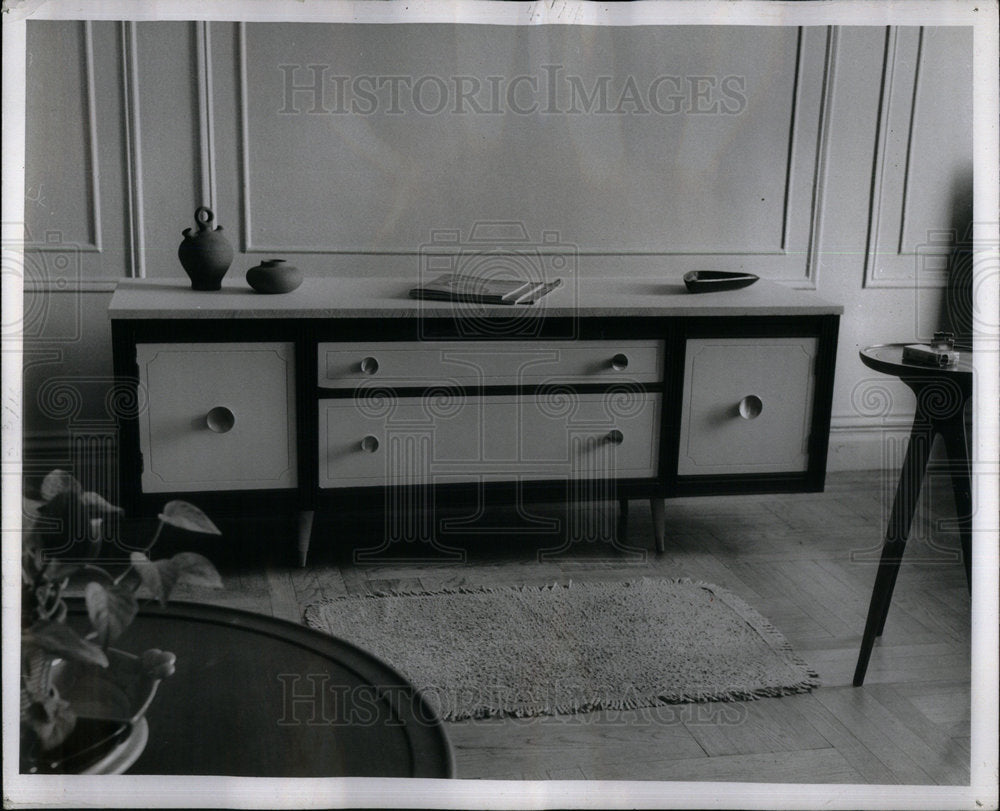 1958 Grandma&#39;s Old Buffet Table Redone-Historic Images