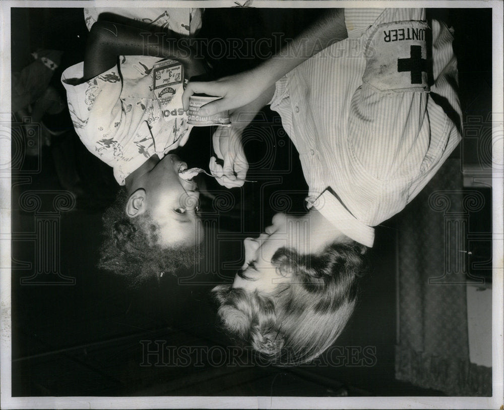 1957 Tornado Victims Homeless Parish Hall - Historic Images