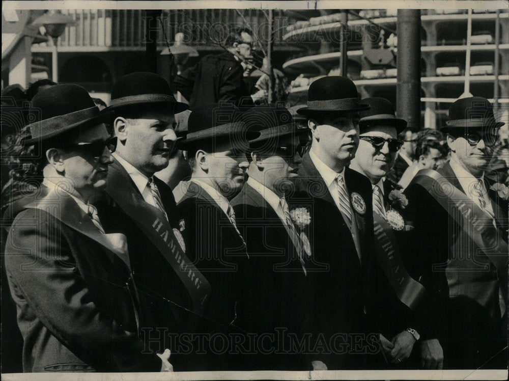 1966 Members Hamburg Athletic Assn Parade - Historic Images