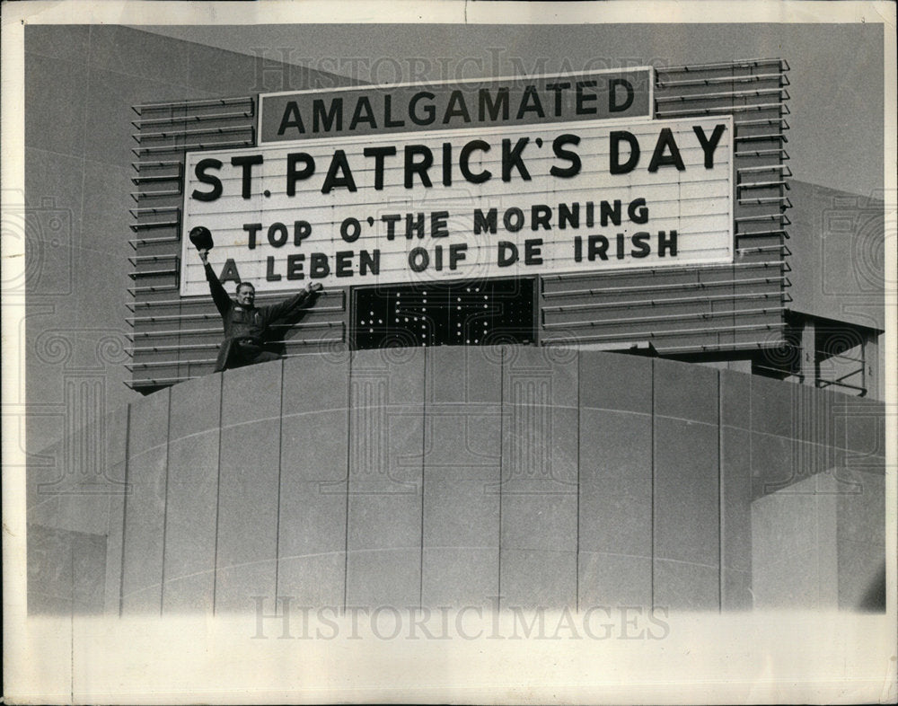 1966 Saint Patrick&#39;s Day Building Irish - Historic Images