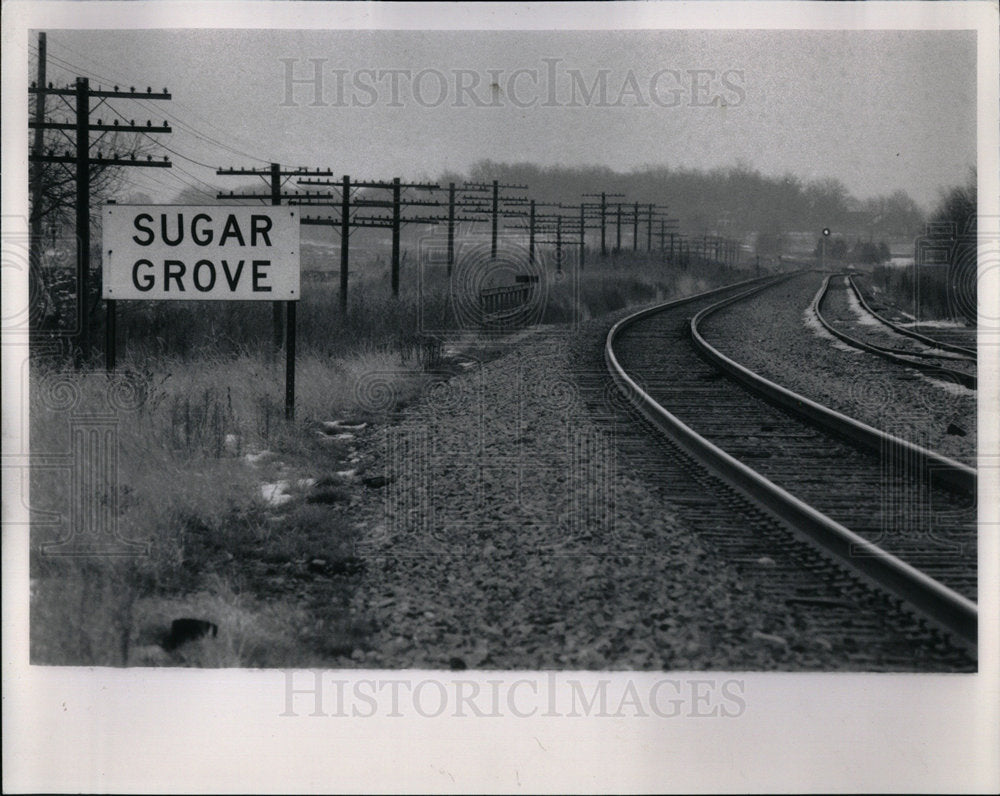 1990 Sugar Grove Illinois Rail Road - Historic Images