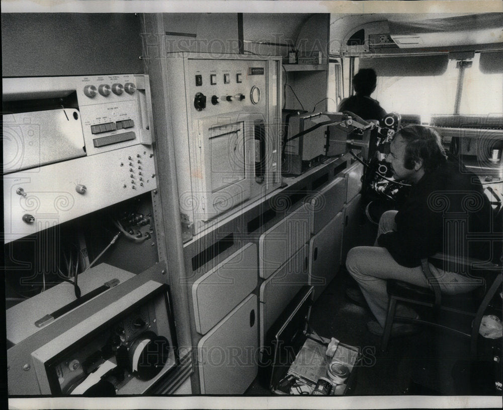 1975 Camera Mounted Outside Truck Infrared - Historic Images