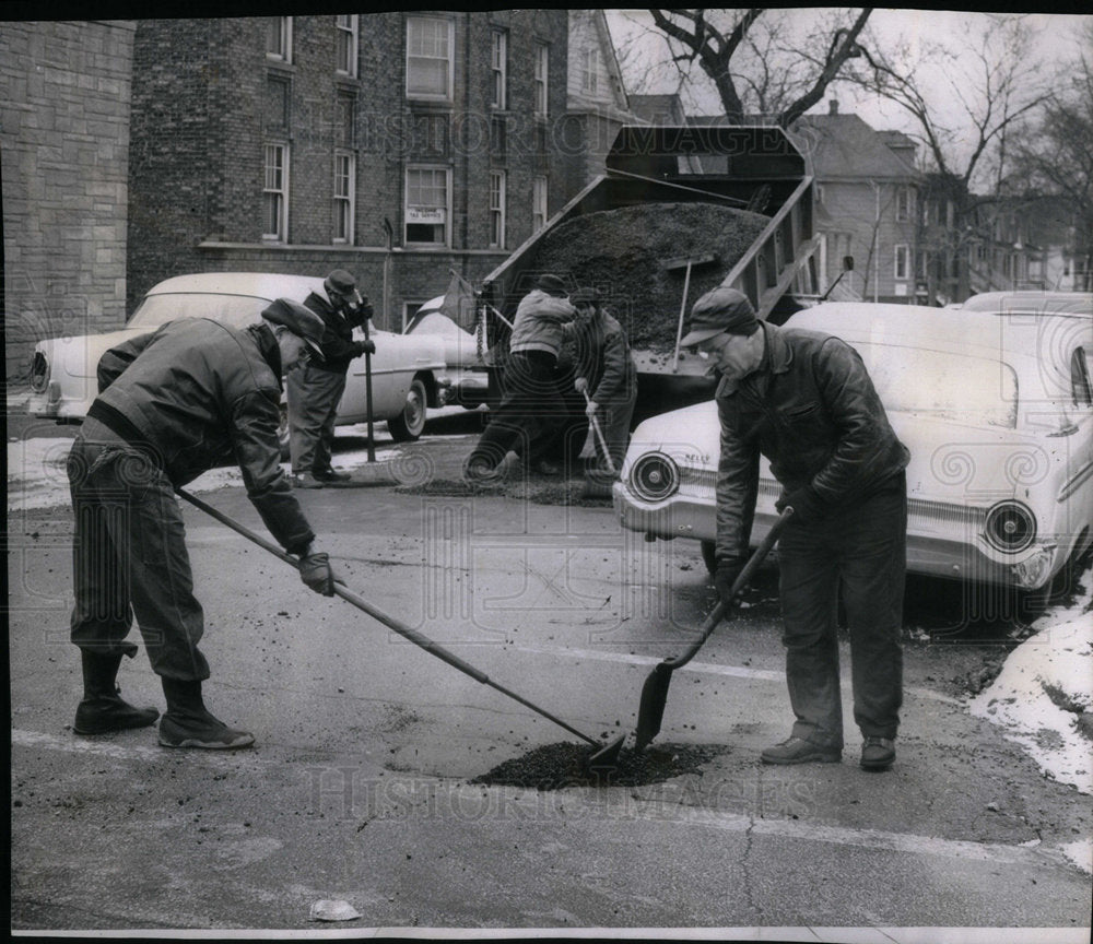 1962 City Resurfacing Foster Street Oakley - Historic Images