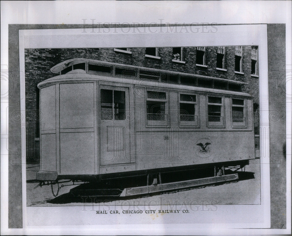 1988 Mail Car Chicago City Railway Co. - Historic Images