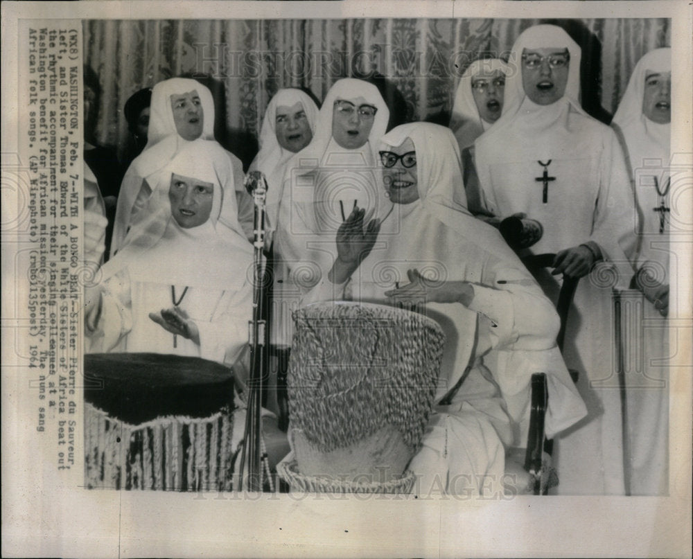 1964 Sister Pierre Du Sauvear Washington - Historic Images