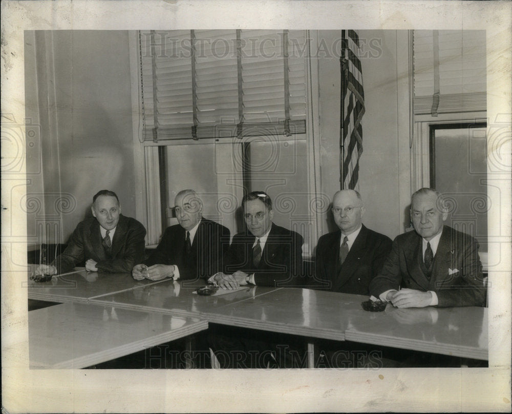 1947 OPA officials Illinois lowa Moline - Historic Images