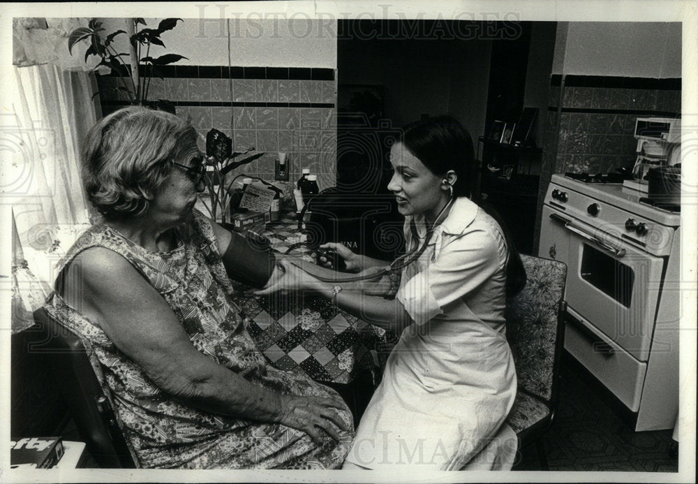 1978 Sarah Partin  Visiting Nurse Colleen - Historic Images