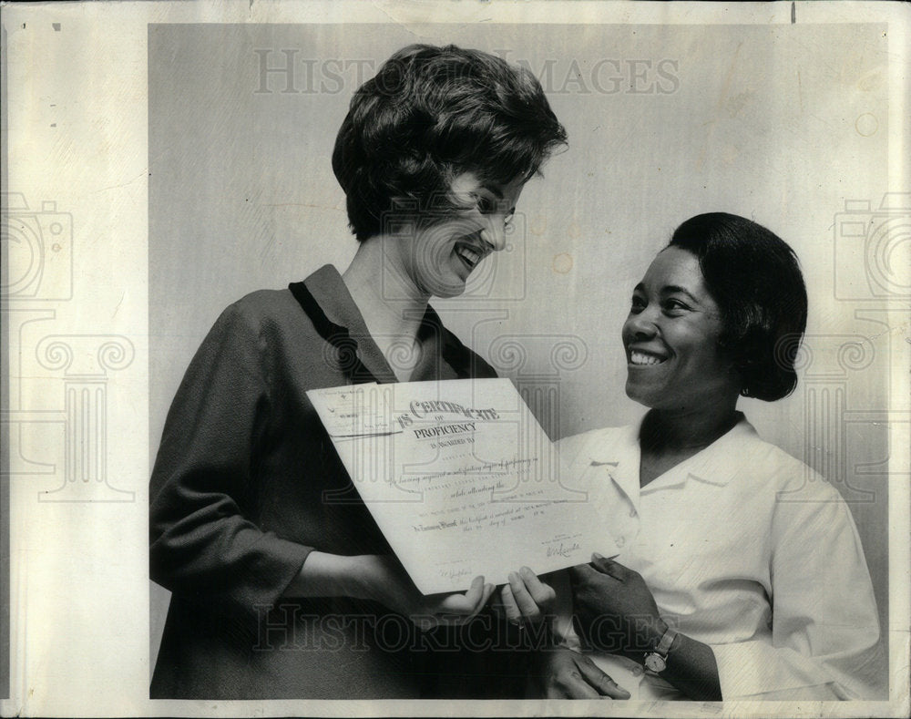 1965 NURSES COOK COUNTY DEPARTMENT DOROTHY - Historic Images