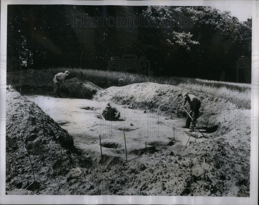 1950 University Students Illinois Hopewell - Historic Images