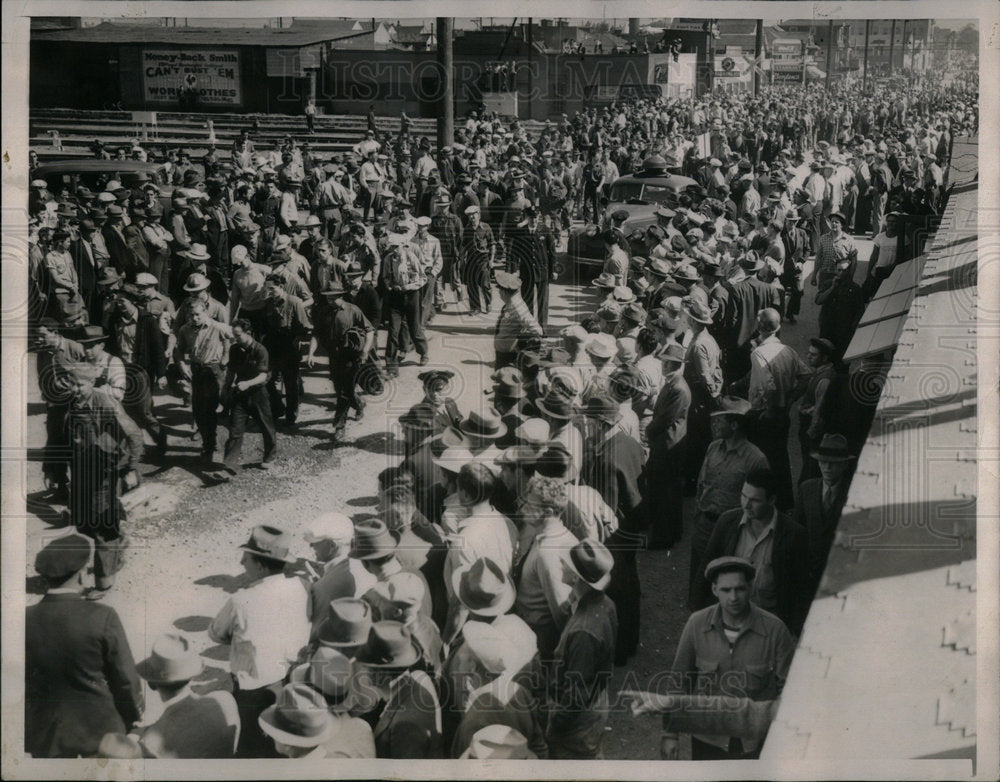 1941 Navy Trucks Guarded Marines - Historic Images