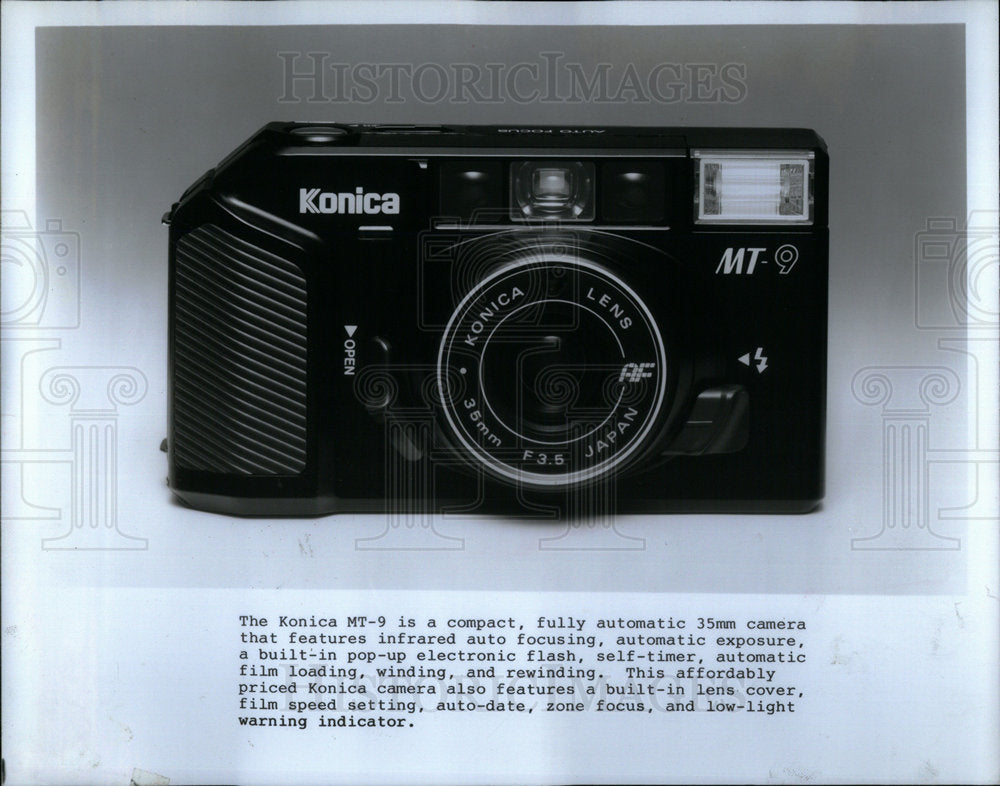 1986 Konica MT 9 Automatic 35mm Camera - Historic Images