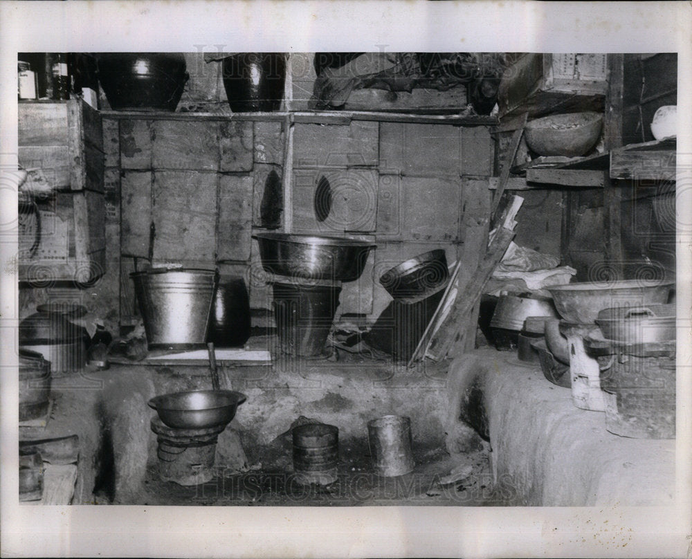 1955 Mind Kitchen Refugee Home Four Feet - Historic Images