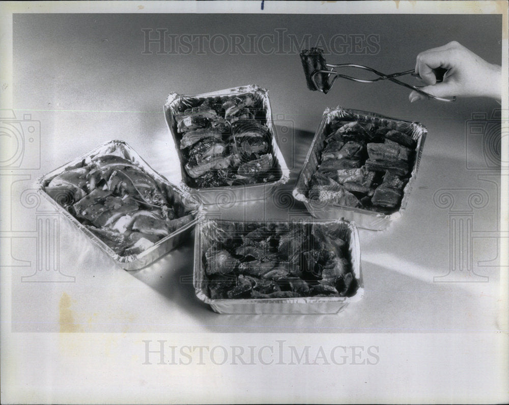 1989 Chinese Pork Spareribs Duck Chicken - Historic Images