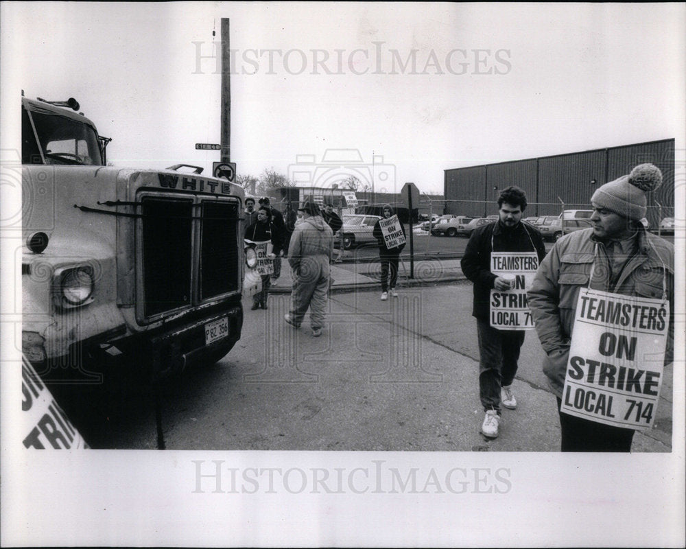 1991 Corey Steel Teamsters on Strike - Historic Images