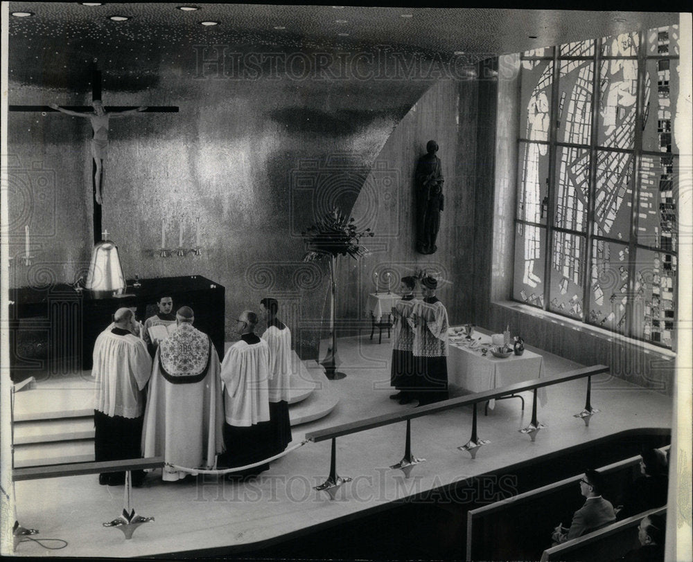 1964 Dan Ryan chapel Saint Joseph Hospital - Historic Images