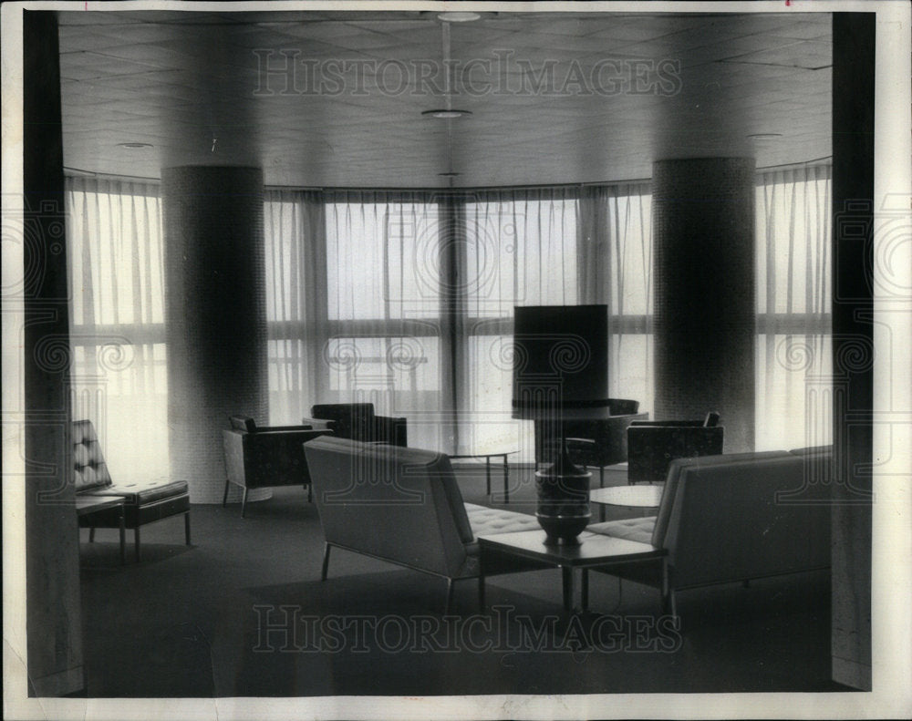 1964 St Joseph Hospital Waiting Room - Historic Images