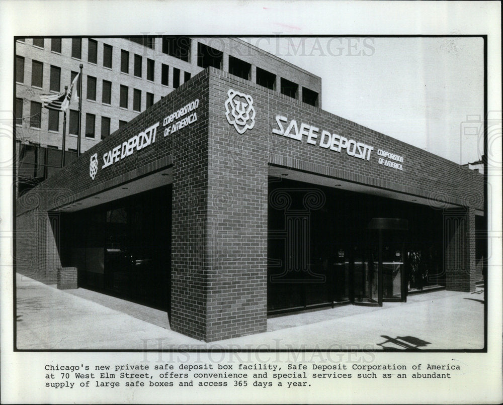 1982 Chicago&#39;s Deposit Box Facility - Historic Images