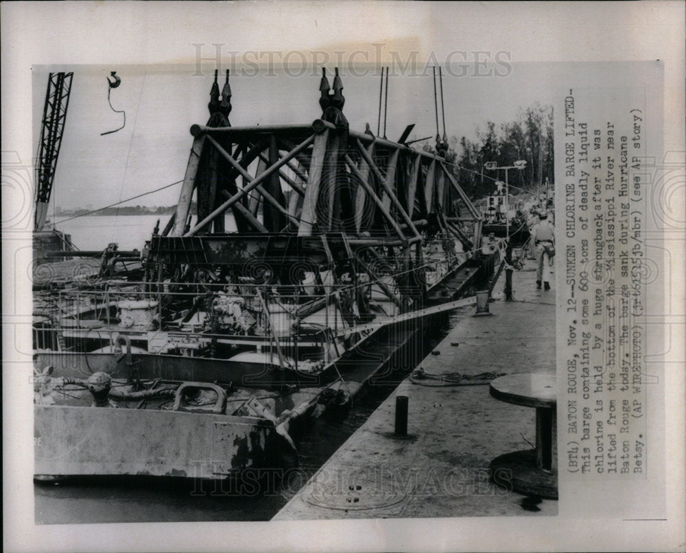 1965 damage from Hurricane Betsy in LA - Historic Images