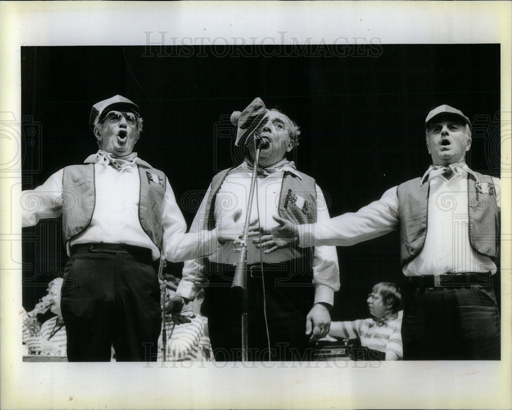 1983 Jean LaPertuowith his Italian Troup - Historic Images