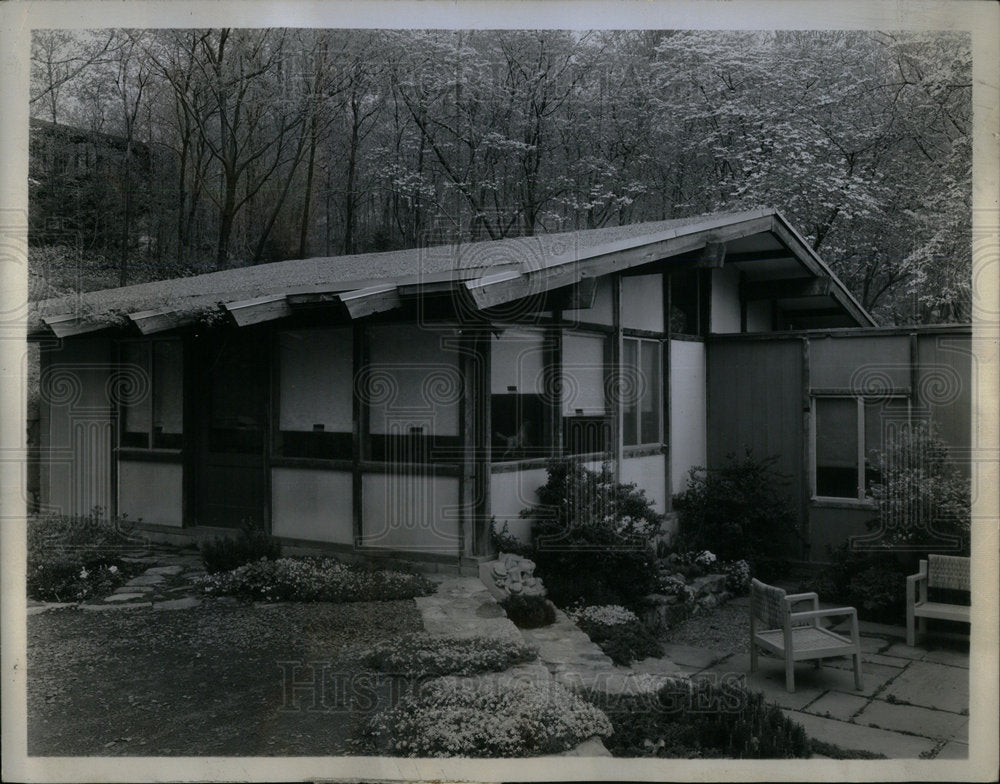 1966 Window Shade House River Bluff - Historic Images