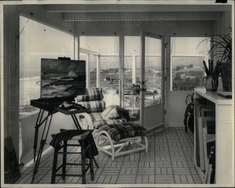 1972 Artist Studio and Family Room - Historic Images