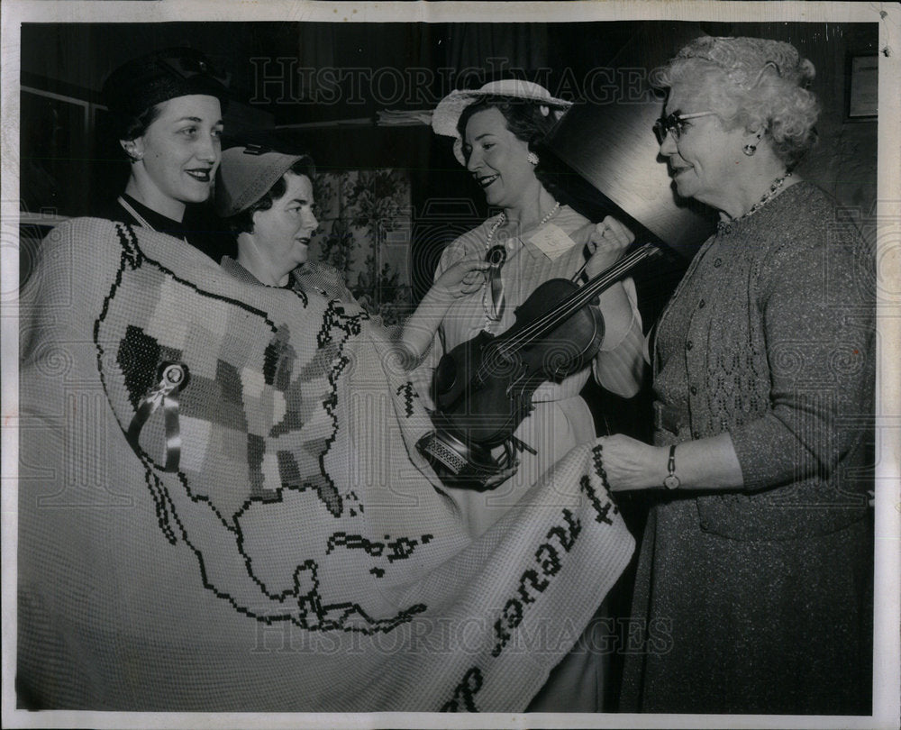 1958 Home-making Clinic PTA ribbon winners - Historic Images