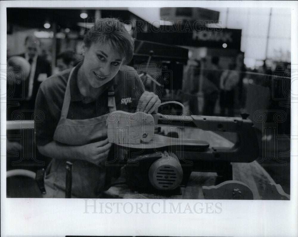 1992 Emanuele Mottler  working with power - Historic Images