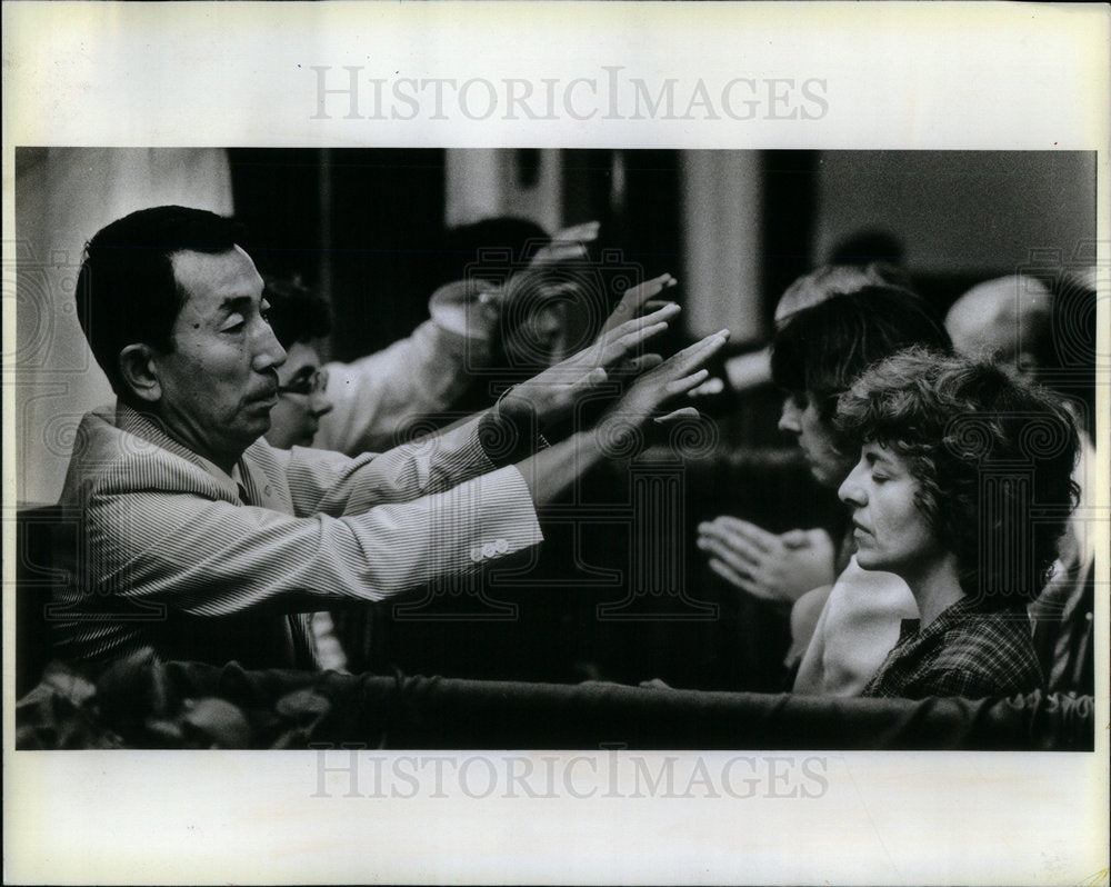 1983 Mahikari Practicioners at Health Conv. - Historic Images