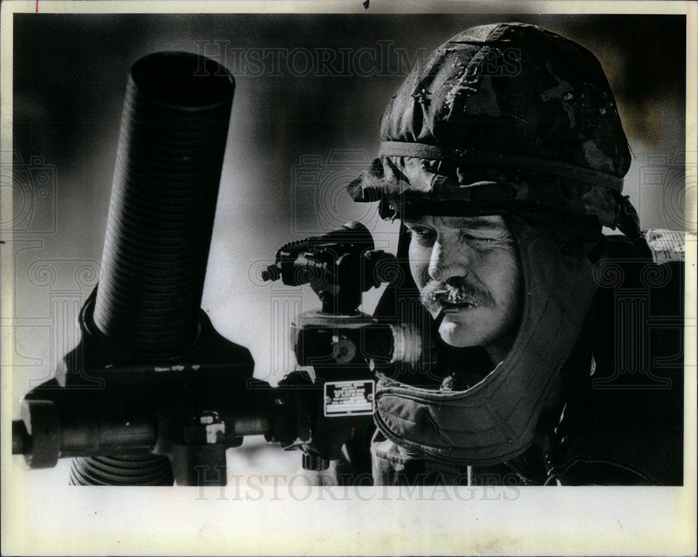 1984 Sgt. Steve Davis Rockford Sight Mortar - Historic Images