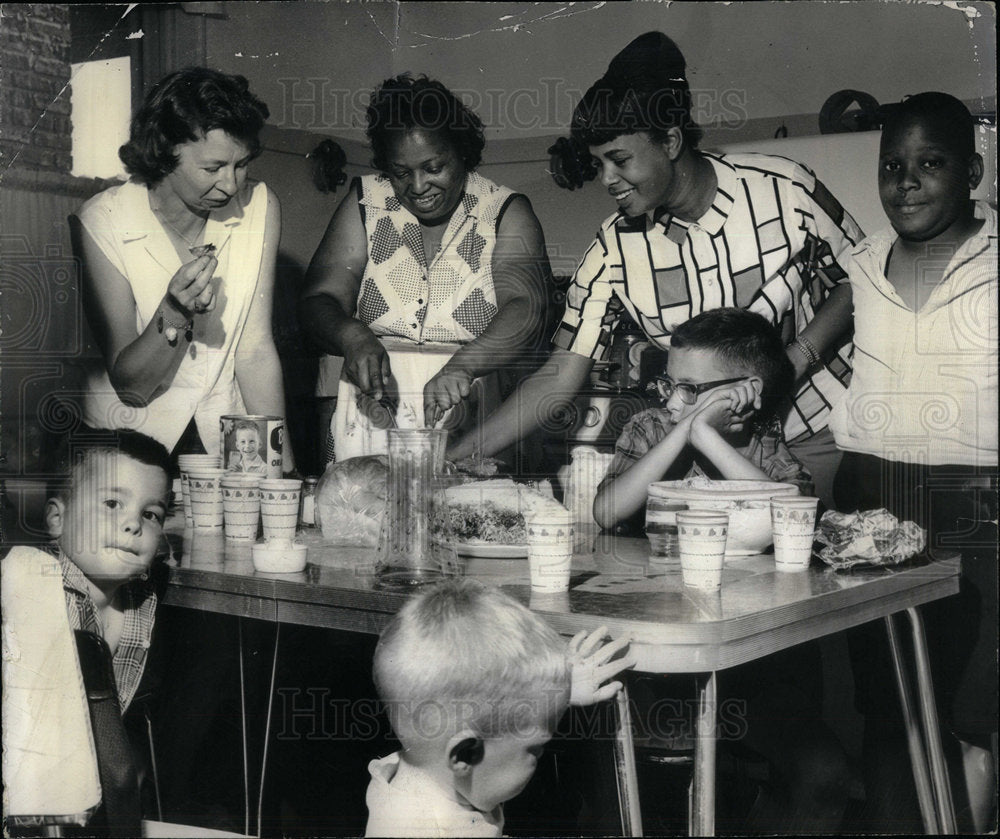 1965 Mrs. James Houghes and Mrs. Pedro Wall - Historic Images