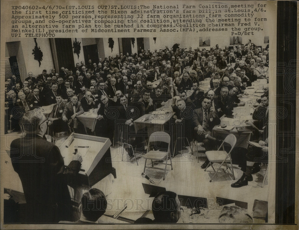 1970 National Farm Coalition Meeting - Historic Images