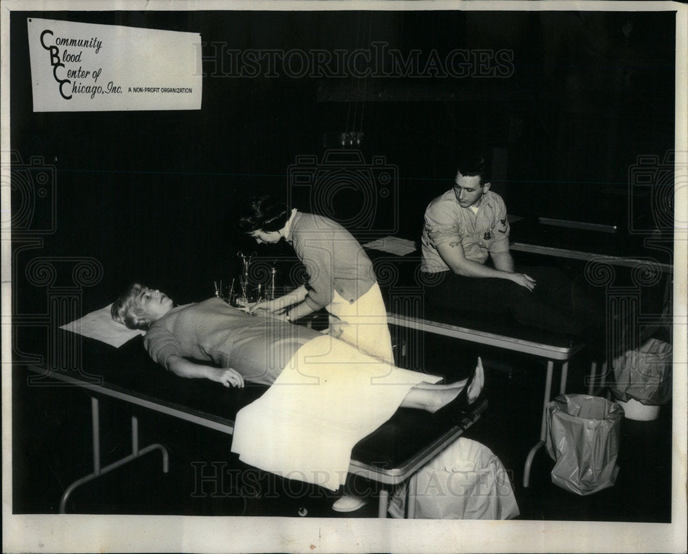 1964 Gleview Naval Air station Blood Drive - Historic Images