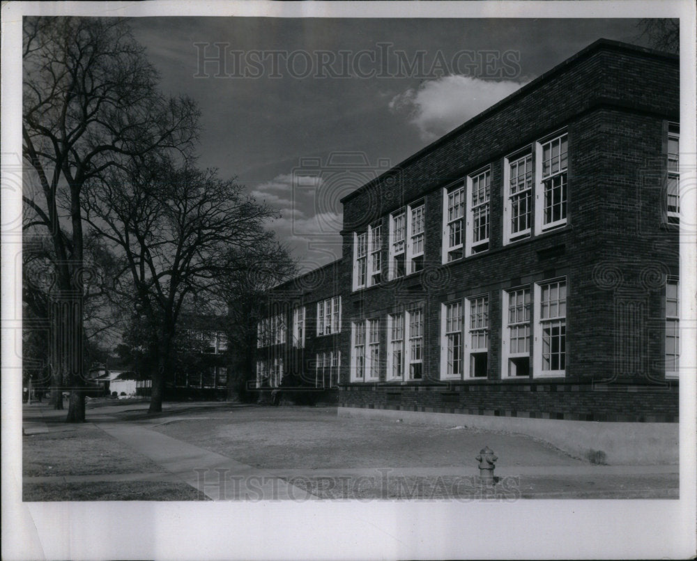 Exterior Blue Island High School Building - Historic Images