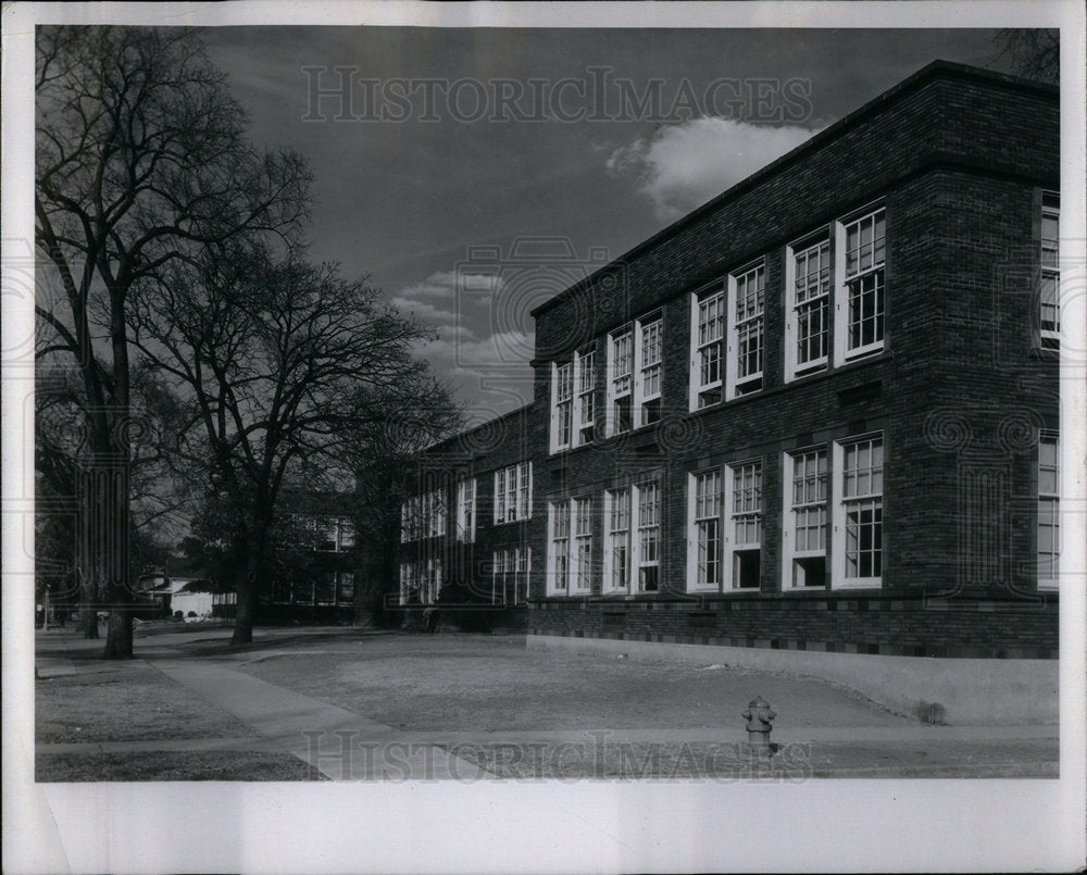 Exterior Blue Island High School Building Historic Images