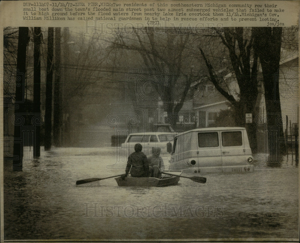 1972 Storms National Luna Pier Michigan - Historic Images