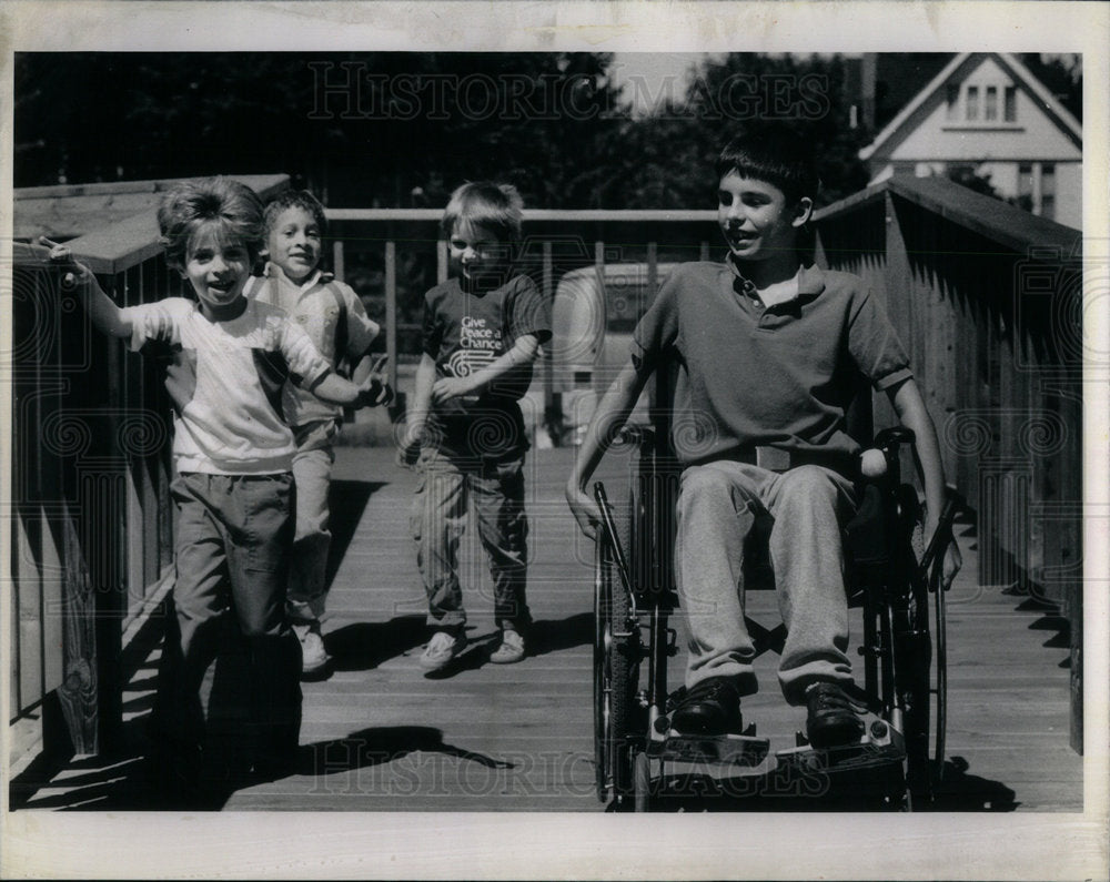 1988 David Hyde Oak Park Unique Playground - Historic Images