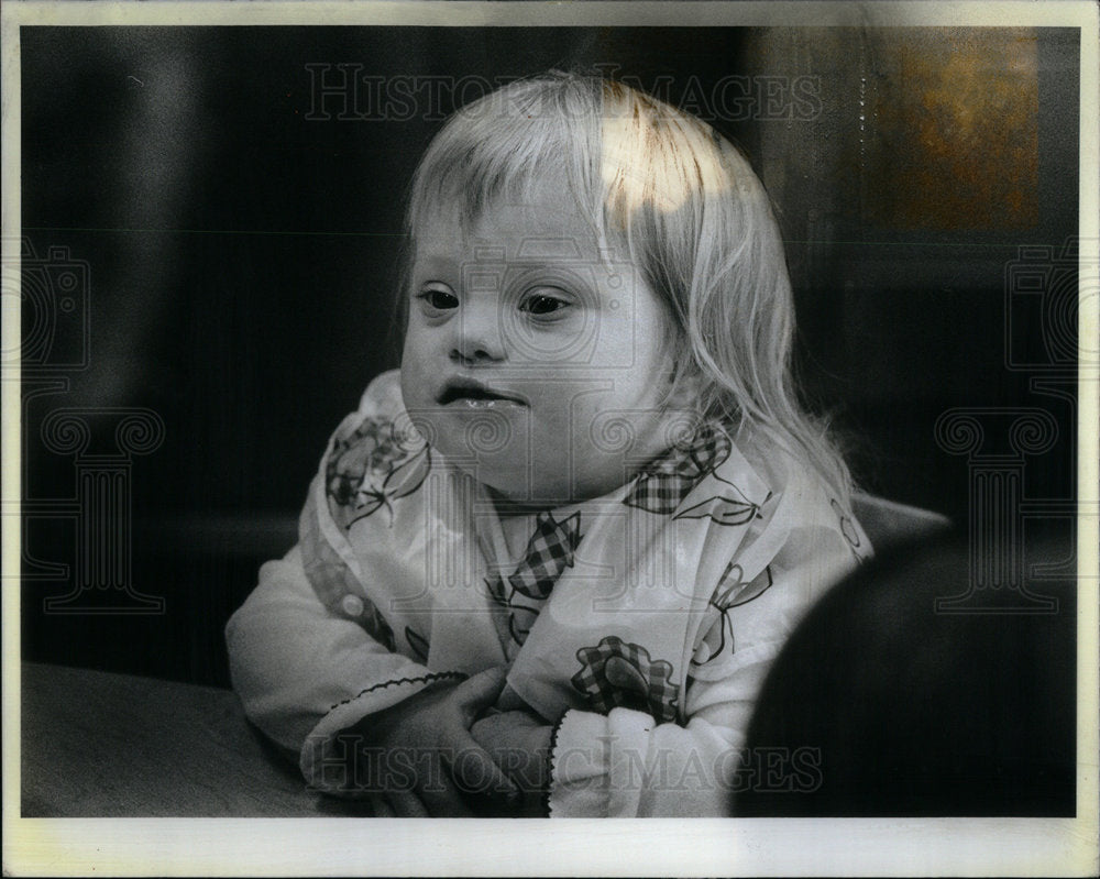 1983  handicapped children - Historic Images