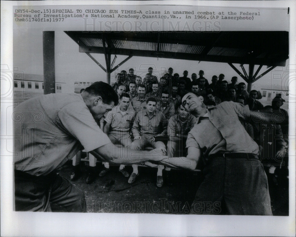 1977 Military Unarmed Combat Training Class - Historic Images