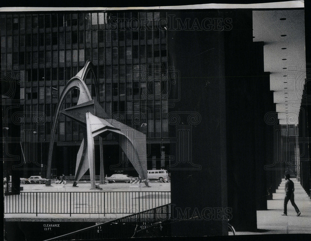 1974 Flamingo Sculpture Federal Center - Historic Images