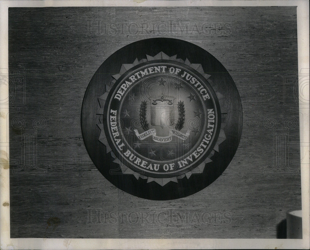 1961 Federal Bureau Invest Official Seal - Historic Images